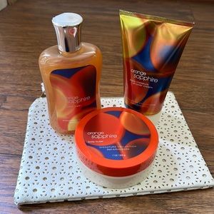 Bath and Body Works Orange Sapphire Collection